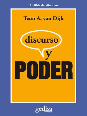 cover image of Discurso y poder